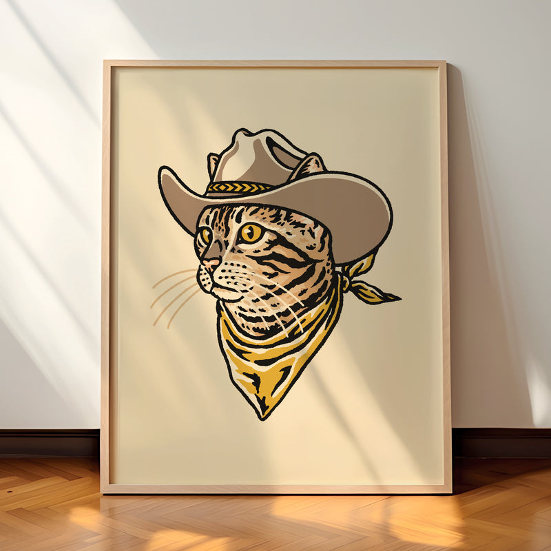 Bengal Cowcat Giclée Print