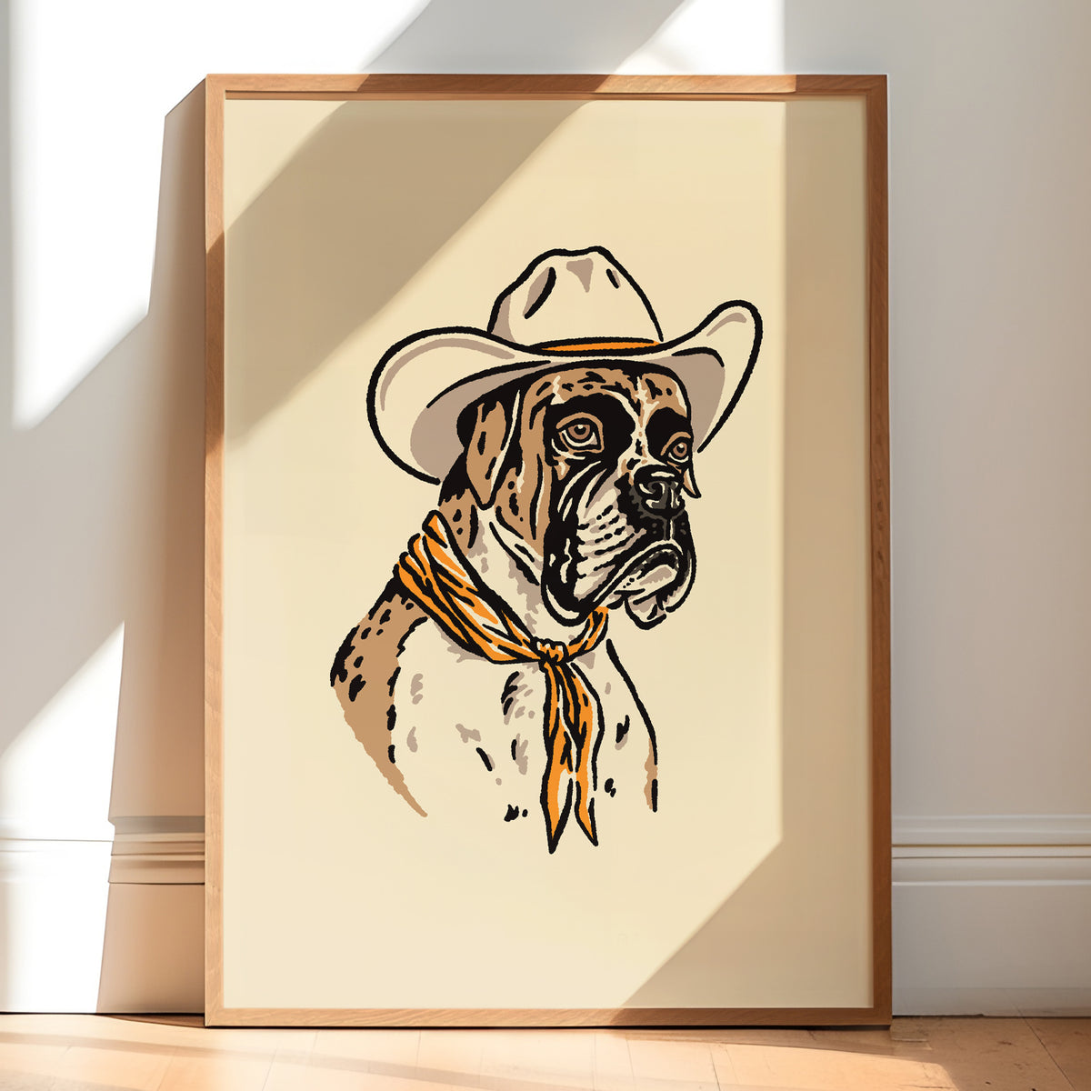 Boxer (Fawn) Giclée Print