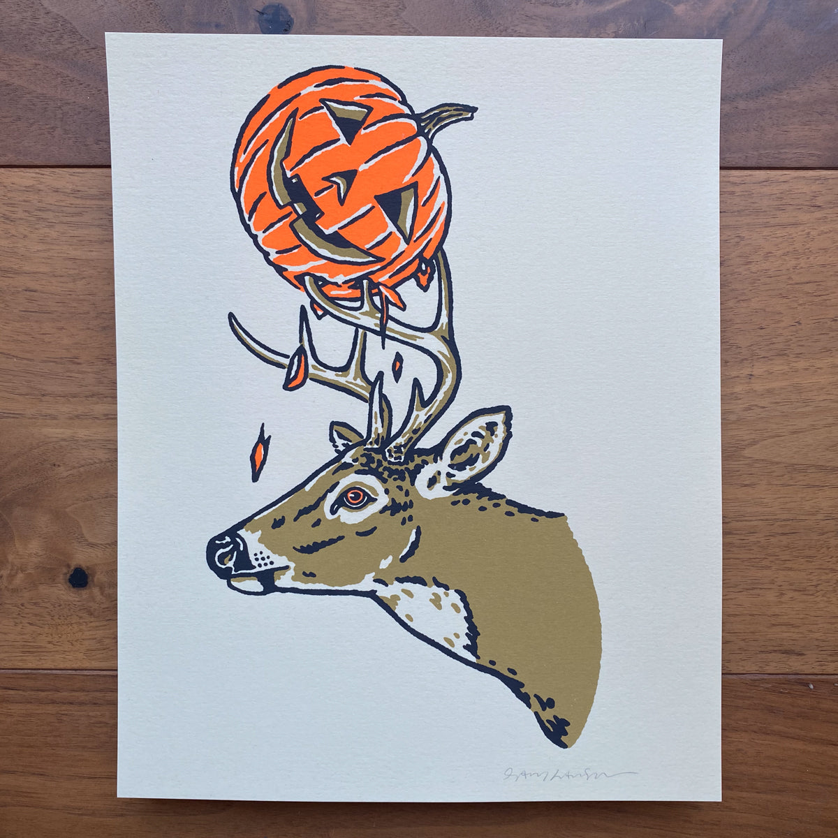 BUCK LANTERN - 8x10in Print #432