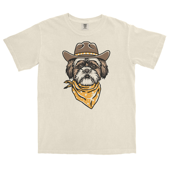 Shih Tzu Cowdog Heavyweight T-shirt