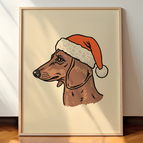 Basset Hound Cowdog Giclée Print