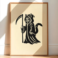 Fangs (Cat Only) Giclée Print