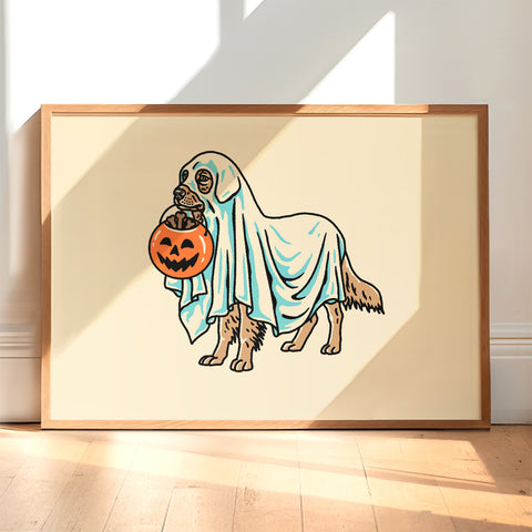 Shepherd Ghost (With Text) Giclée Print