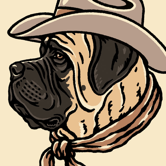 Mastiff Cowdog Giclée Print