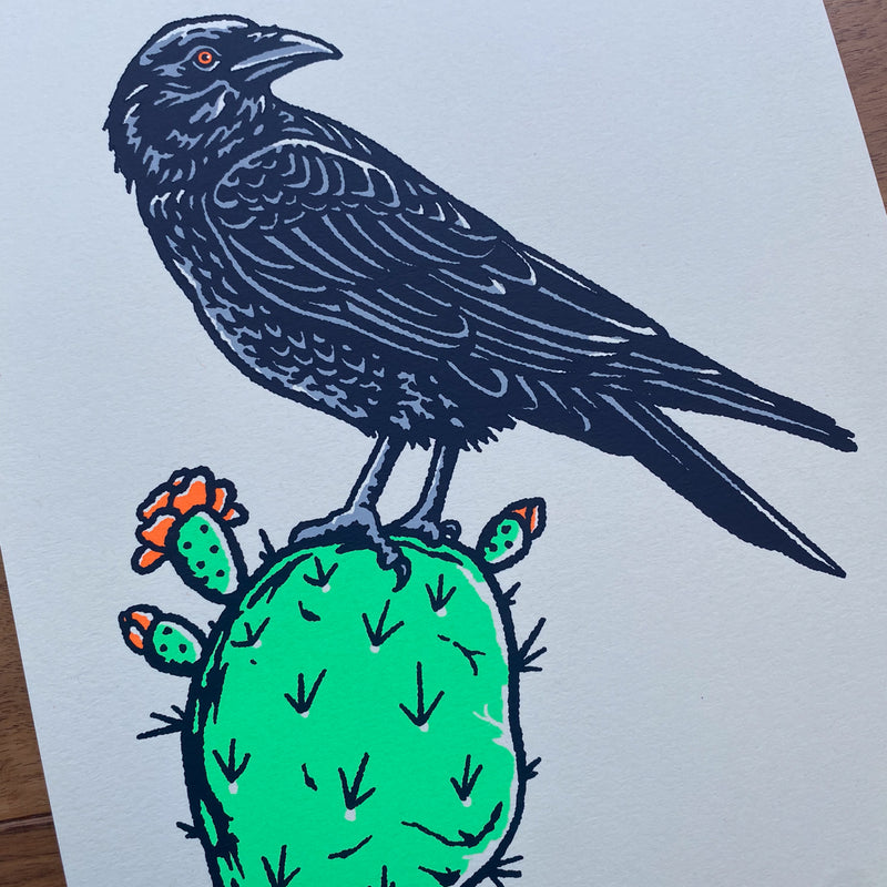 Raven - Signed 8x10in Silkscreen Print