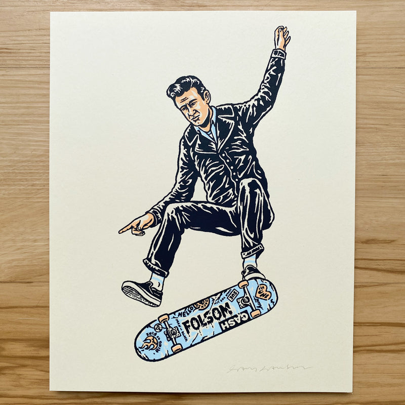 Skate Cash - Signed 8x10in Silkscreen Print