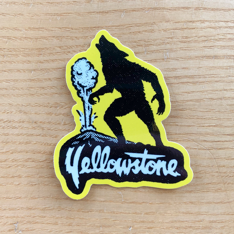 Yellowstone Werewolf Sticker