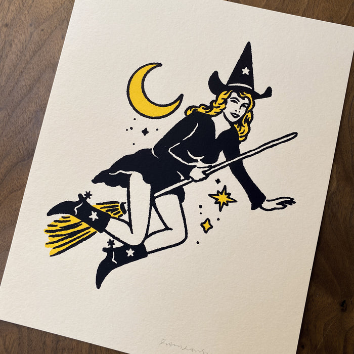 Western Witch - Signed 8x10in Silkscreen Print