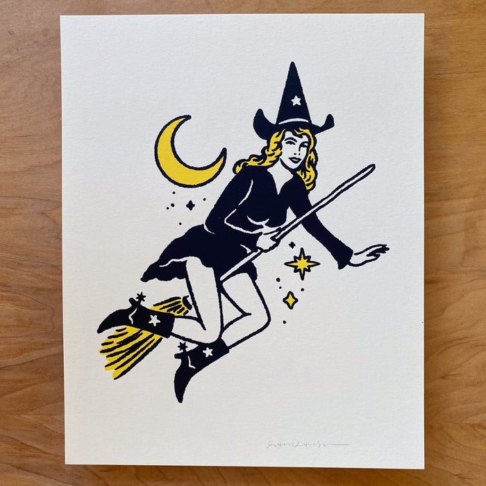 Western Witch - Signed 8x10in Silkscreen Print