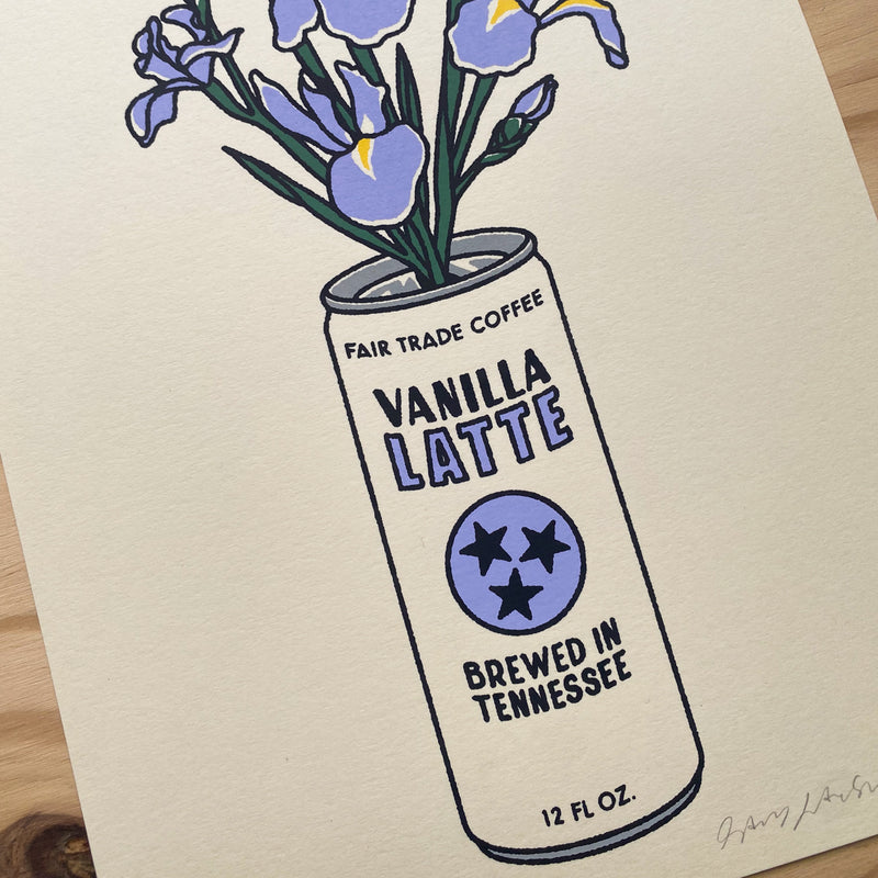 Tennessee Latte - Signed 8x10in Silkscreen Print