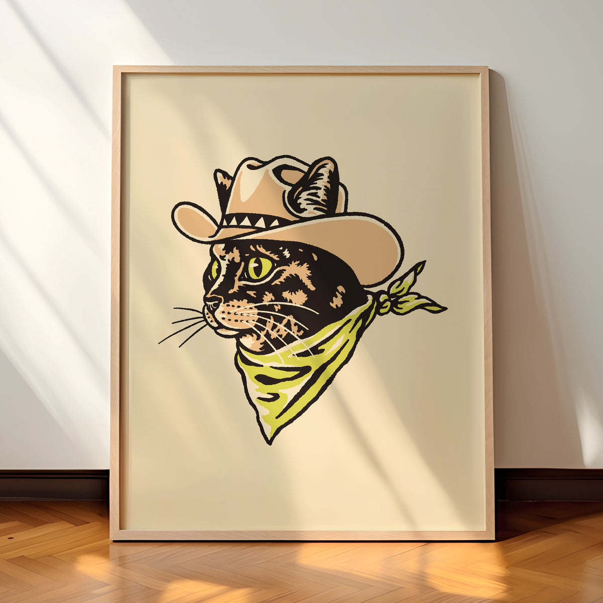 Tortoiseshell Cowcat Giclée Print