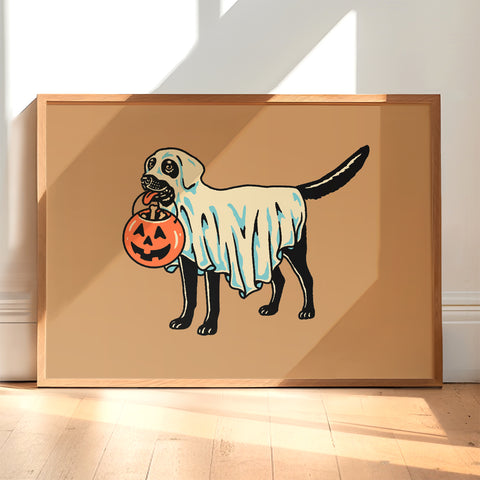 Golden Ghost (Dog Only) Giclée Print