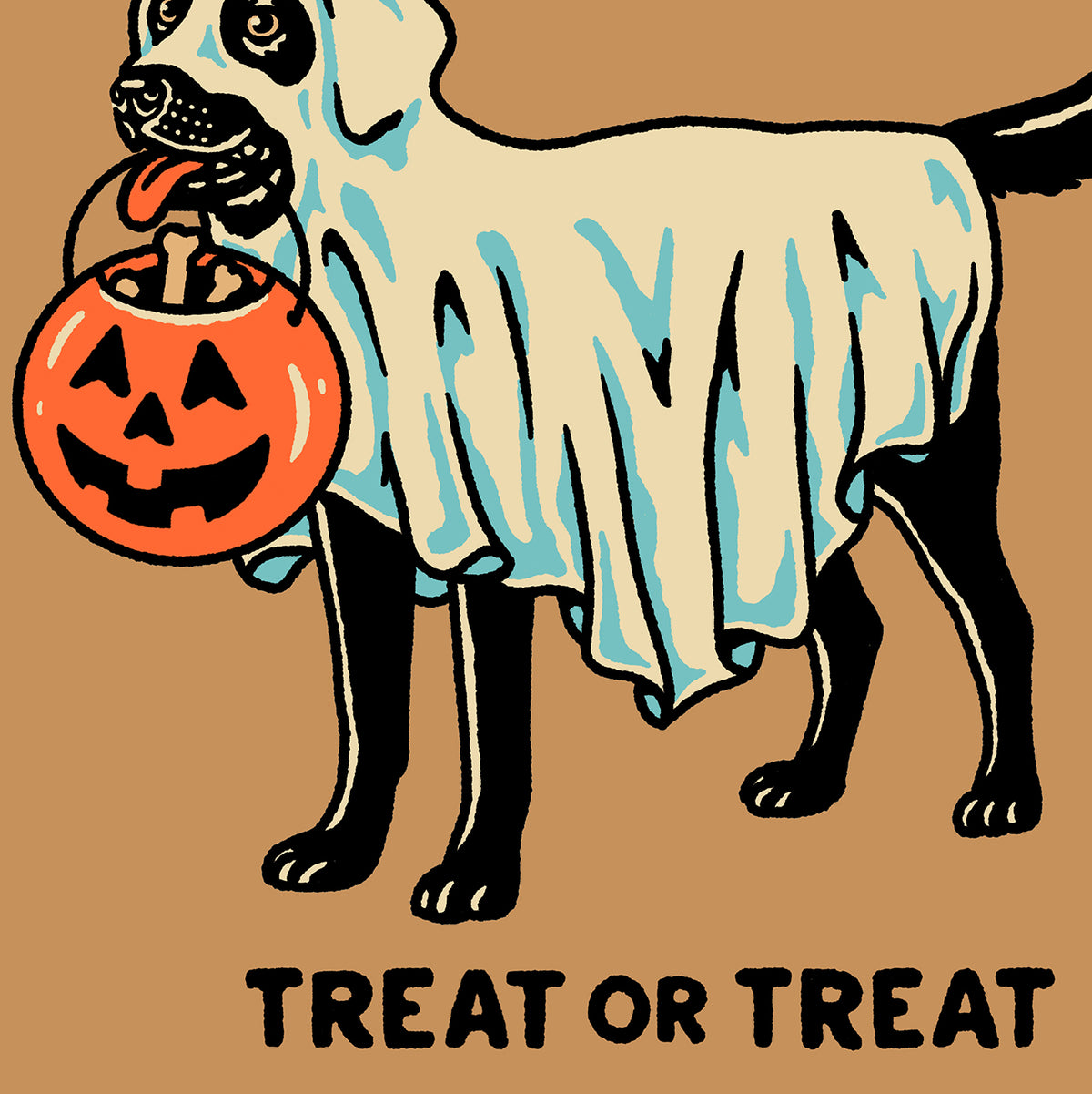 Treat Or Treat (With Text) Giclée Print