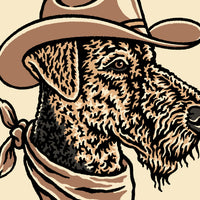 Airedale Cowdog Giclée Print