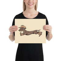 Weenie Ruff Rider Giclée Print