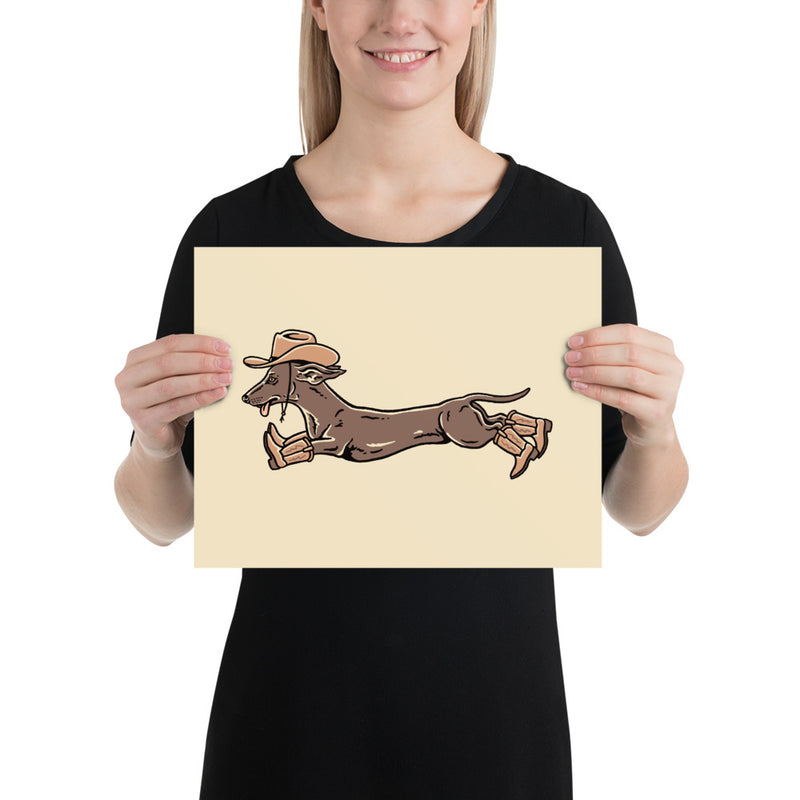 Weenie Ruff Rider Giclée Print