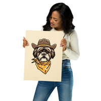 Shih Tzu Cowdog Giclée Print