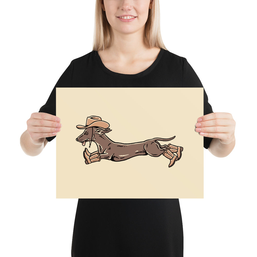 Weenie Ruff Rider Giclée Print