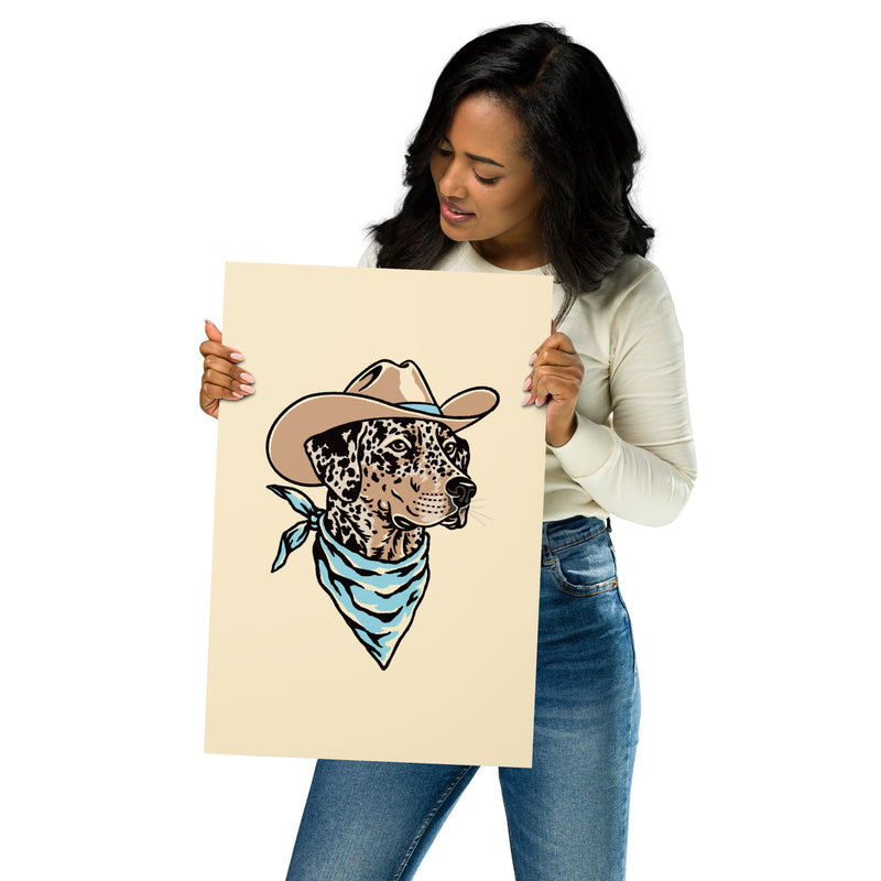 Catahoula Cowdog Giclée Print