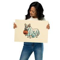 Corgi Ghost (Dog Only) Giclée Print