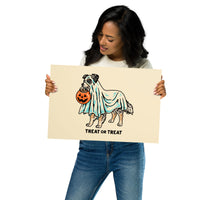 Blue Merle Aussie Ghost (With Text and Tail) Giclée Print