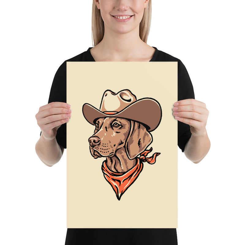 Vizsla Cowdog Giclée Print