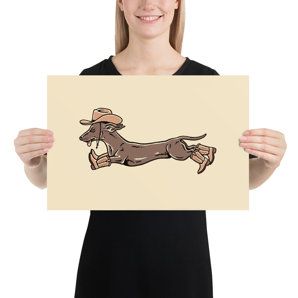 Weenie Ruff Rider Giclée Print