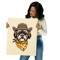 Shih Tzu Cowdog Giclée Print