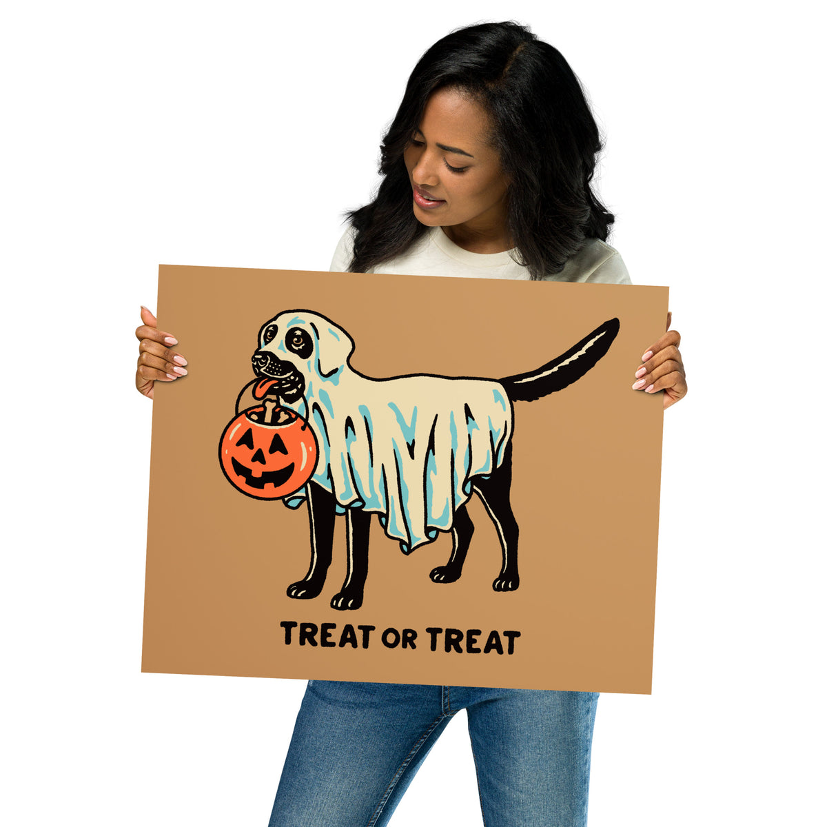 Treat Or Treat (With Text) Giclée Print