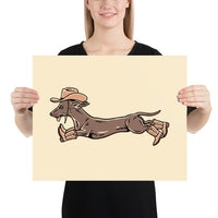 Weenie Ruff Rider Giclée Print