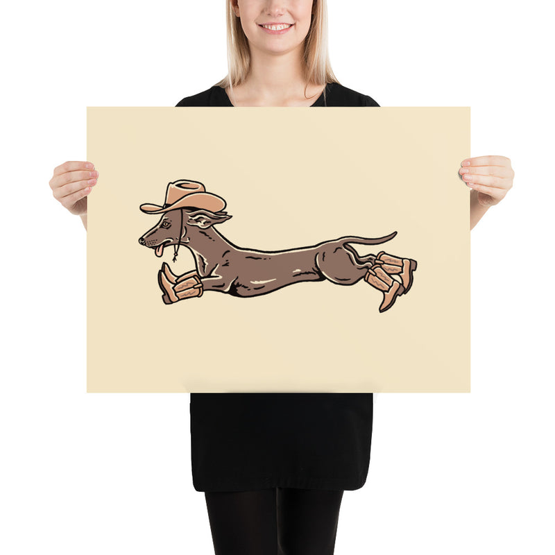 Weenie Ruff Rider Giclée Print