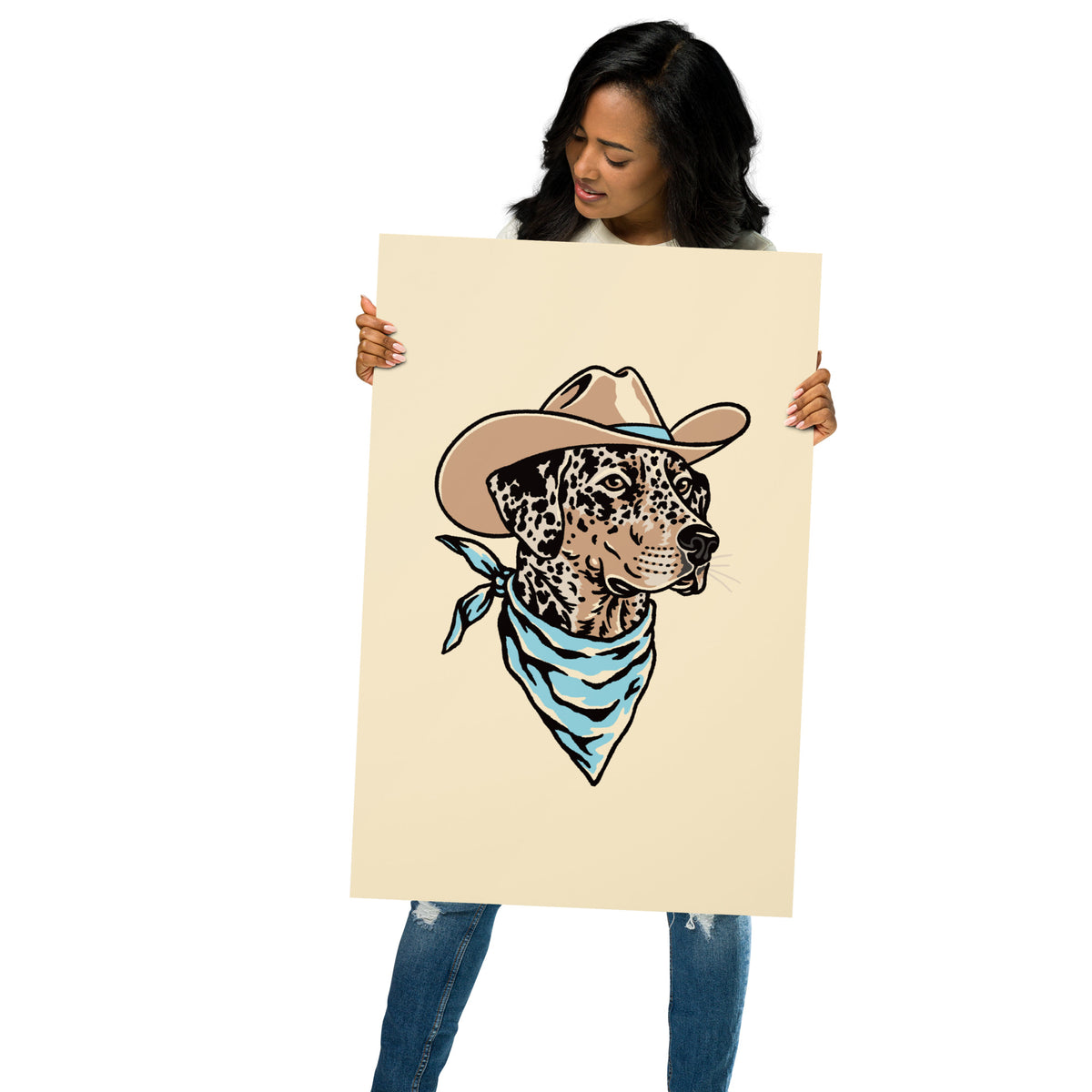 Catahoula Cowdog Giclée Print