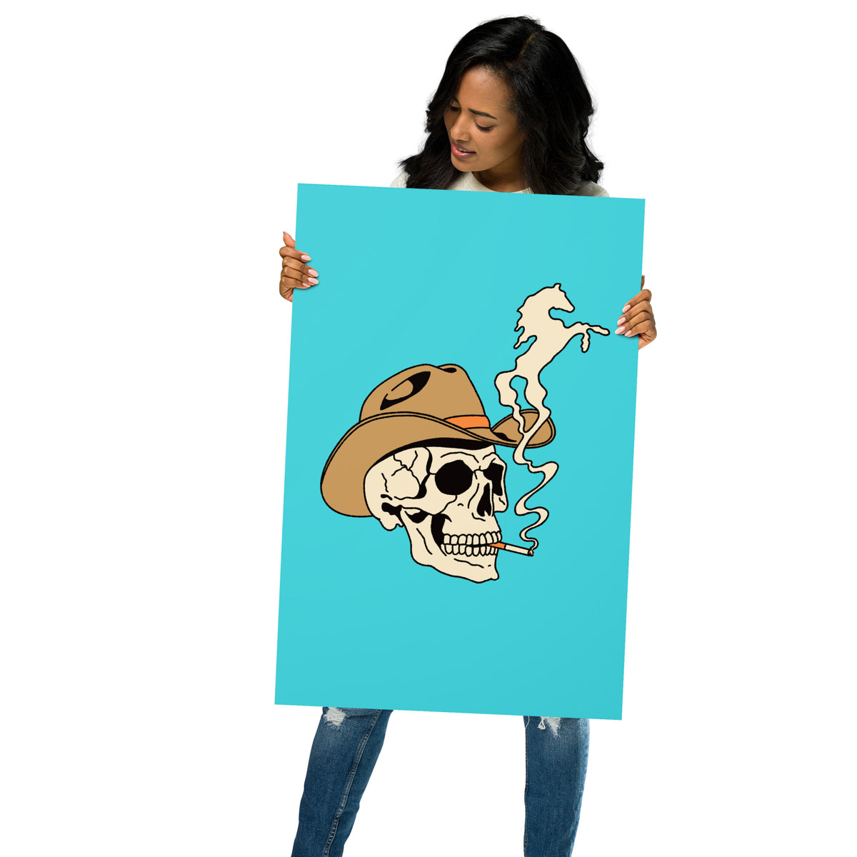 Smokin' Skull Print (Made to Order)