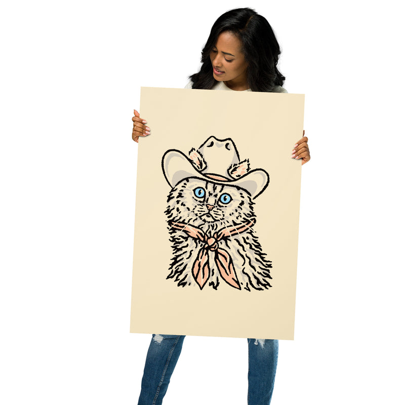 Persian Cowcat Giclée Print