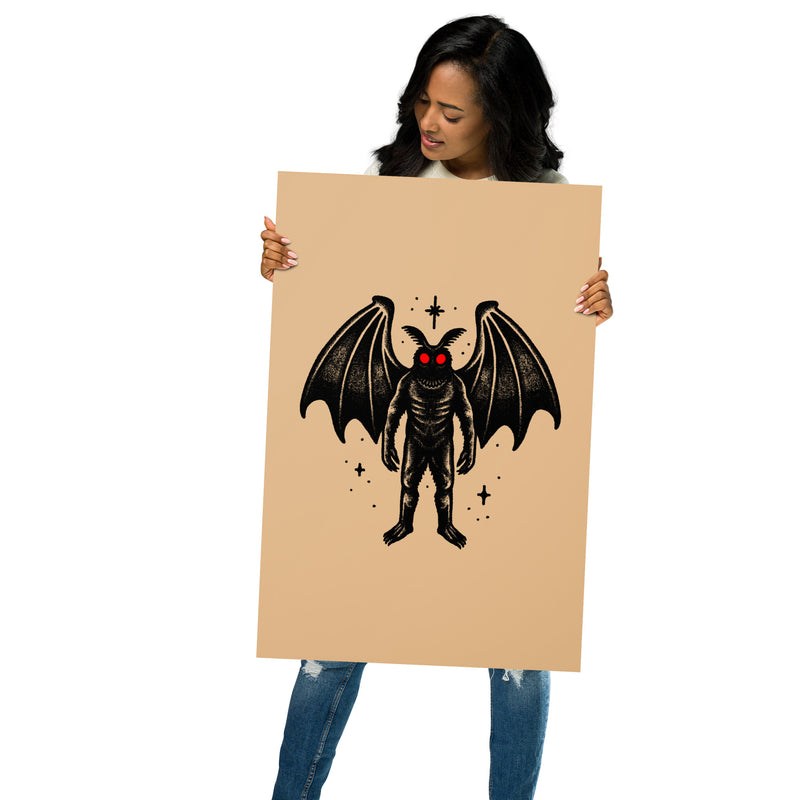 Mothman Stars Giclée Print