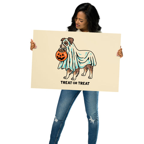 Blue Heeler Ghost (Dog Only) Print