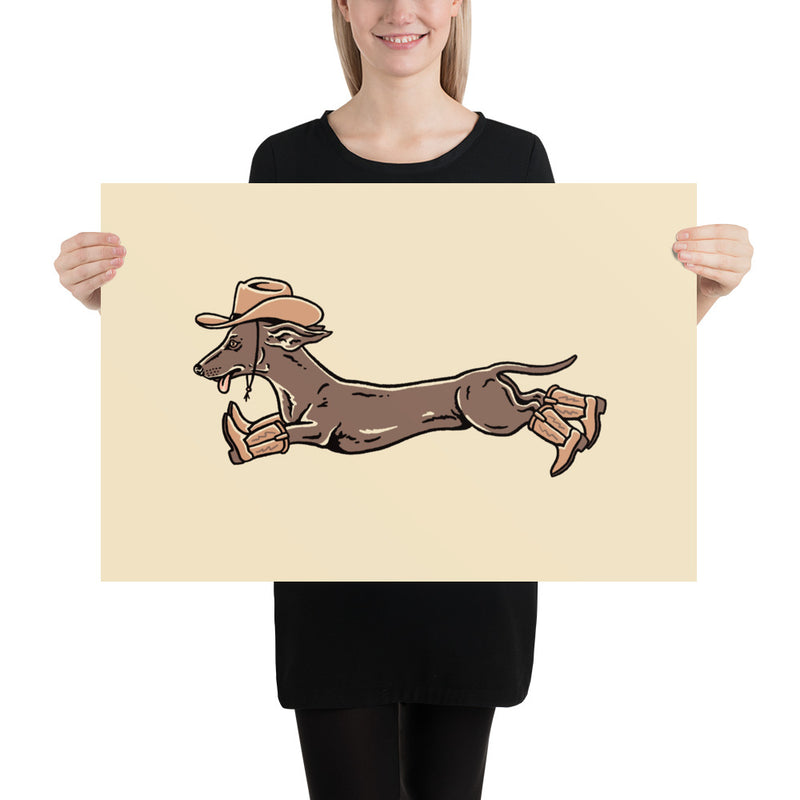 Weenie Ruff Rider Giclée Print