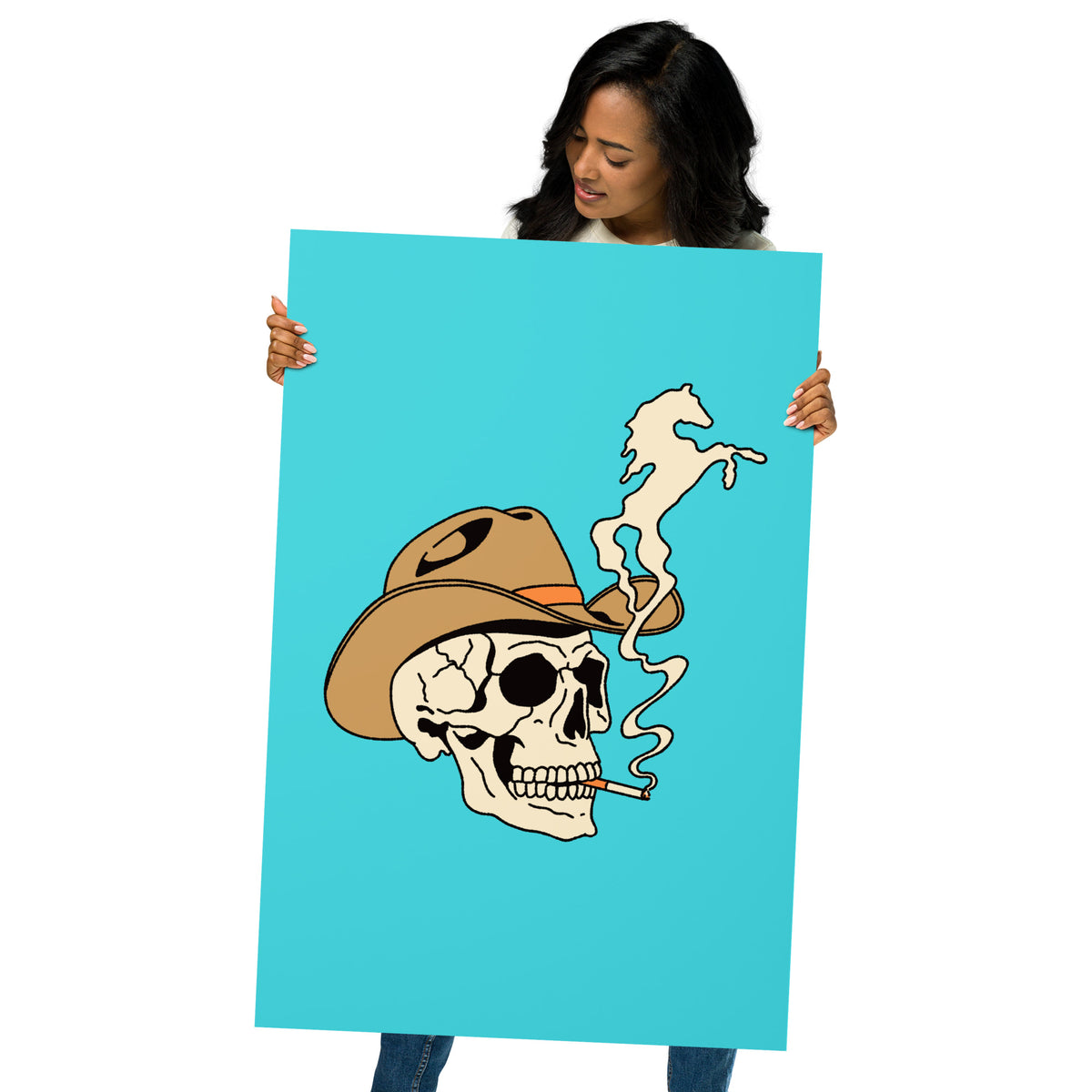 Smokin' Skull Print (Made to Order)