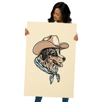 Australian Shepherd Cowdog Giclée Print