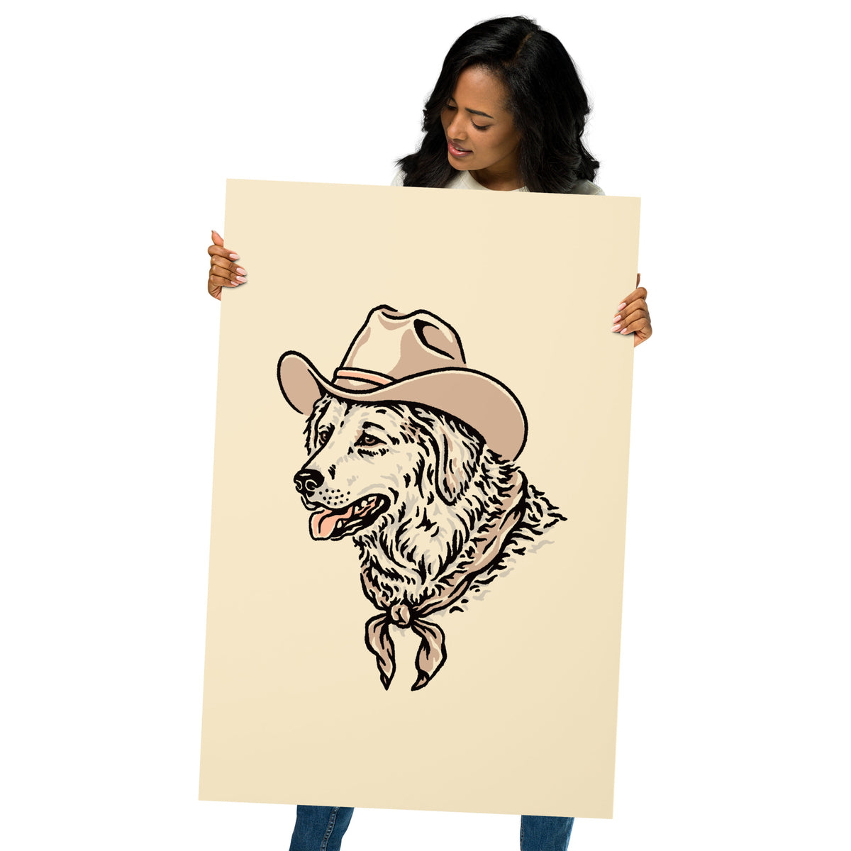 Great Pyrenees Cowdog Giclée Print