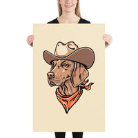 Vizsla Cowdog Giclée Print