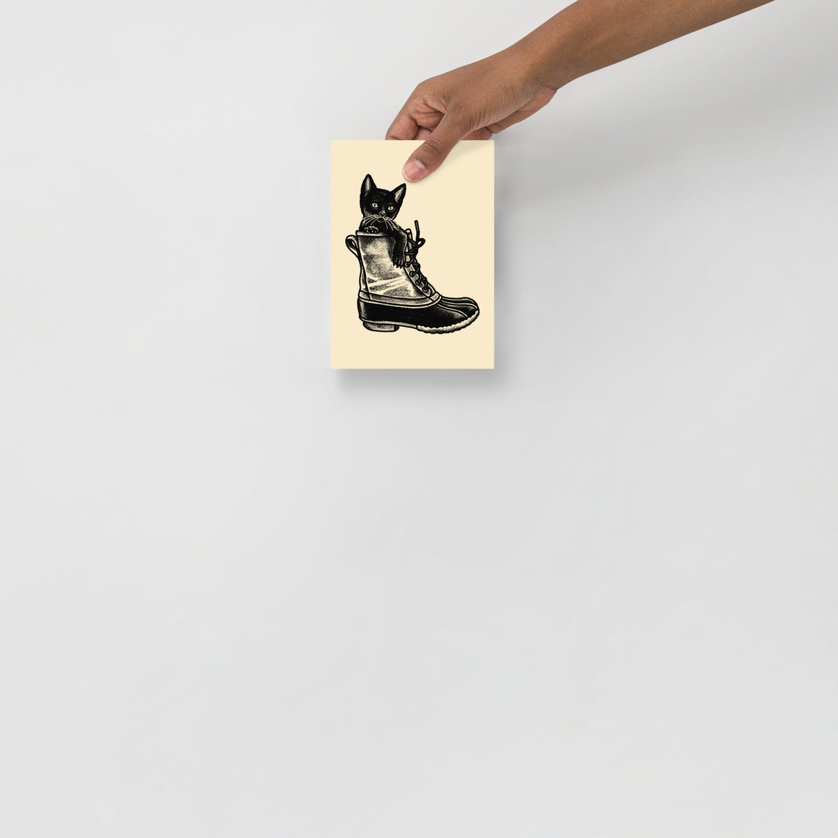 Eastern Kitten Boot Giclée Print