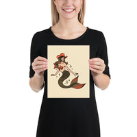 Mermaid Cowgirl Giclée Print