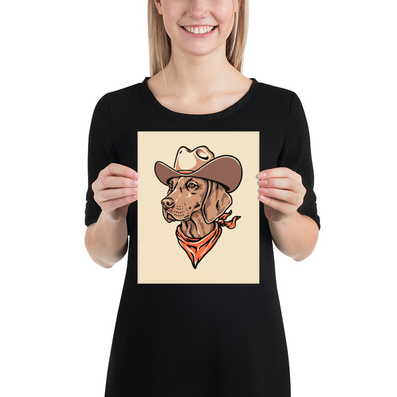 Vizsla Cowdog Giclée Print