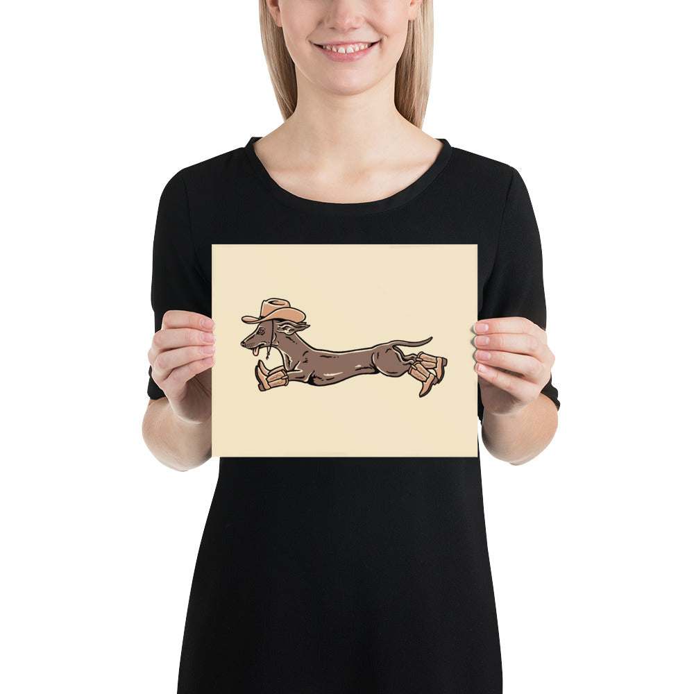 Weenie Ruff Rider Giclée Print