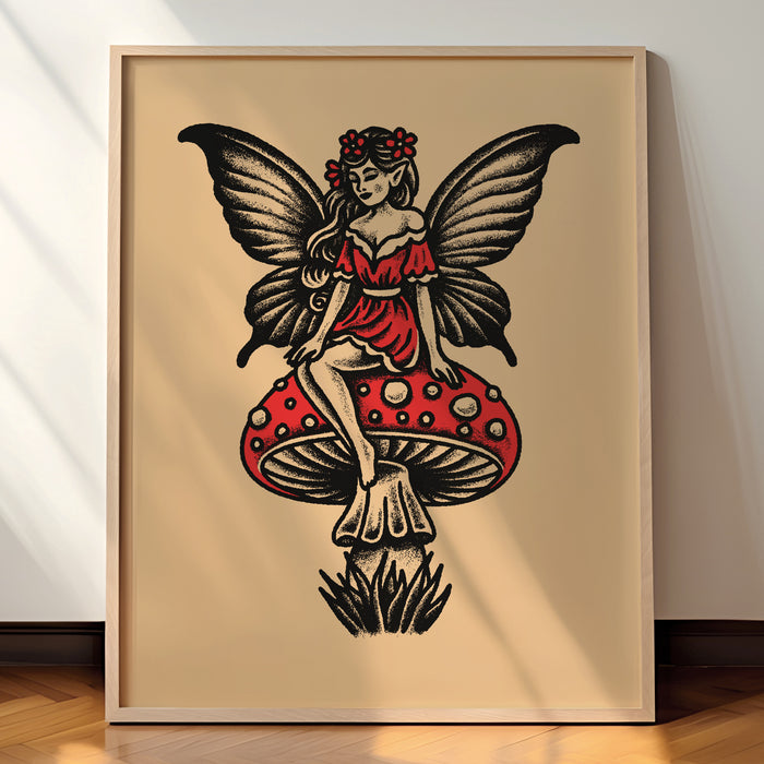 Fairy Mushroom Giclée Print