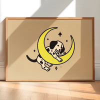 Moon Dog Giclée Print