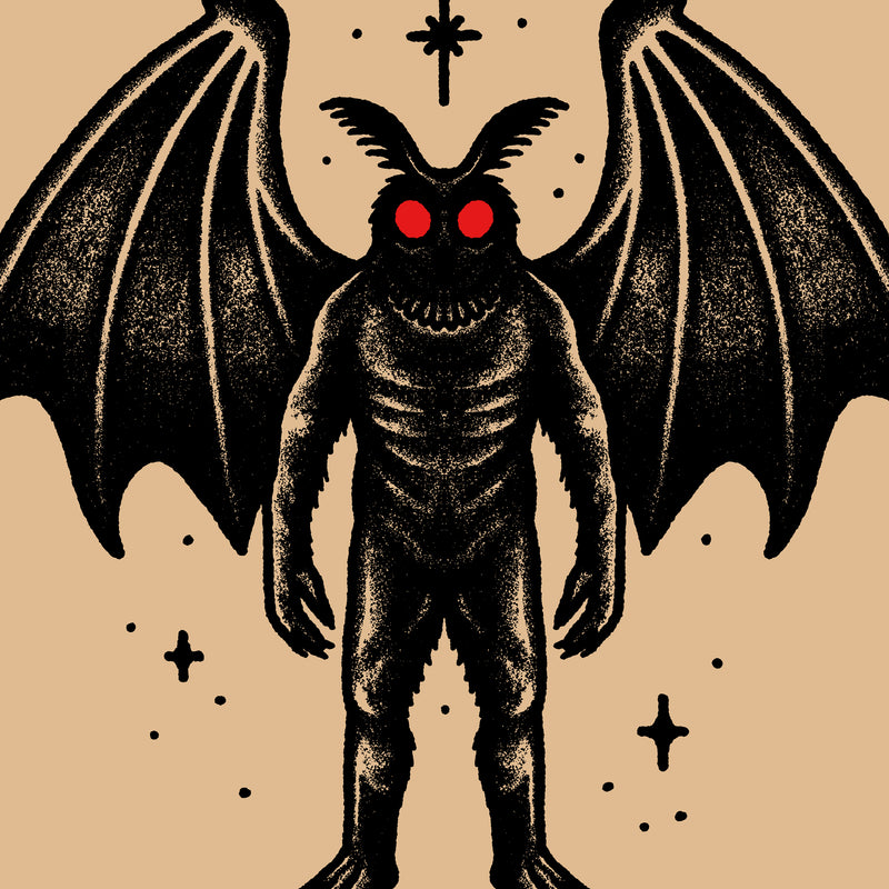 Mothman Stars Giclée Print