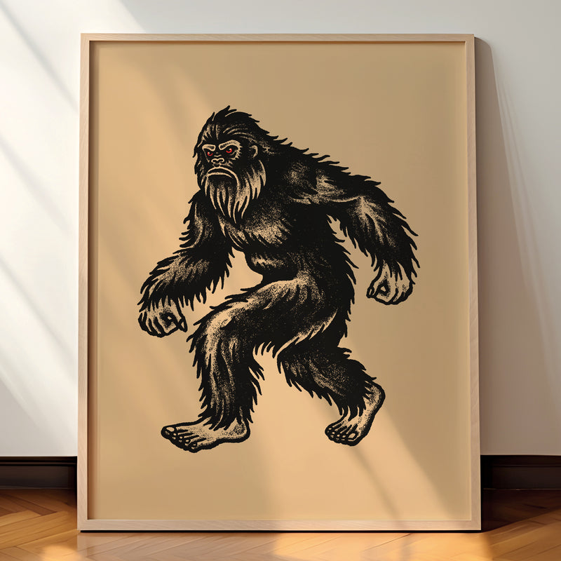 Traditional Sasquatch Giclée Print