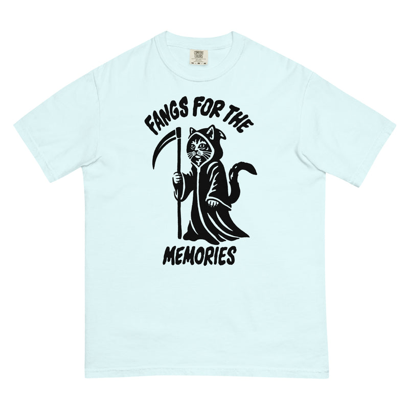 Fangs (With Text) Heavyweight T-shirt